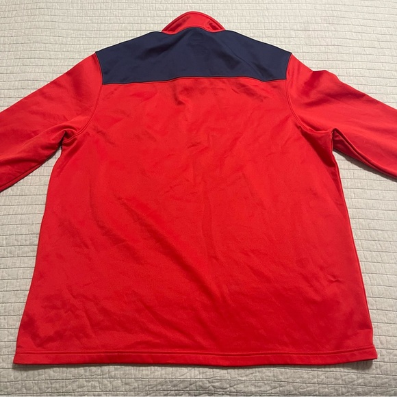 MLB Washington Nationals 1/4 Zip Pullover Jacket Men's Size 2XL - Picture 10 of 11